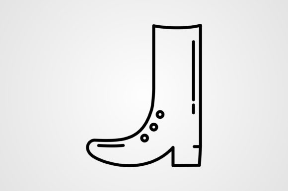 Cowboy Boot Line Icon Embroidery Review