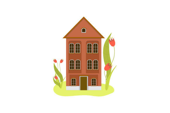 Old Houses for Western Town Flat Embroidery Review