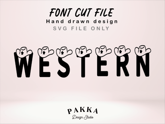 Western Cowboy SVG Font Cut File Review for Real Embroidery Projects