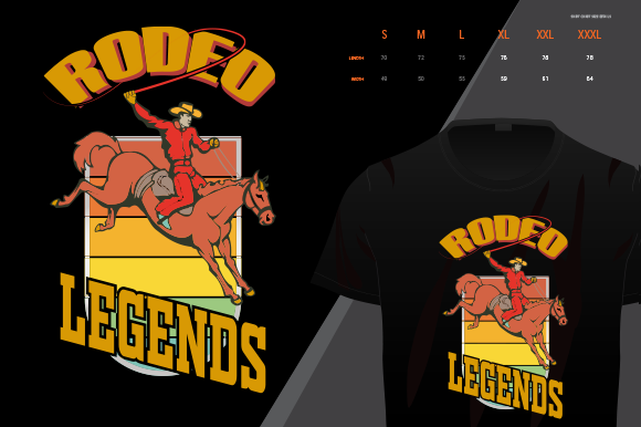 Western Typography T-shirt Design Review