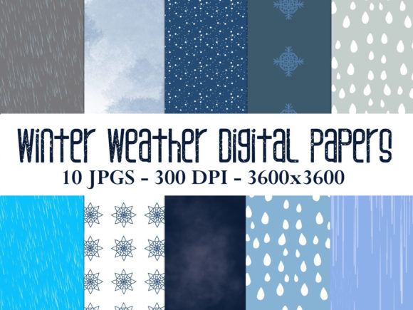 Winter Weather Digital Papers Review